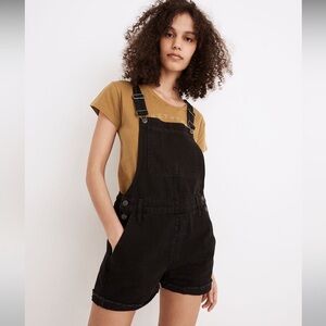 Madewell Denim Overrall Shorts